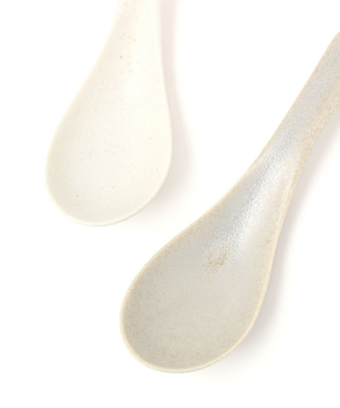 Japanese Ceramic Soup Spoon