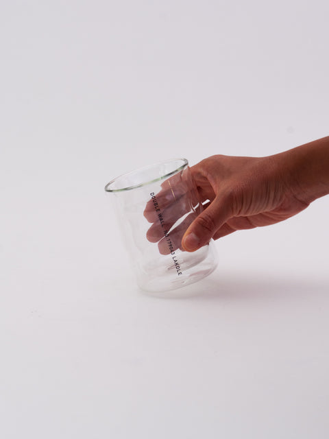 Poko Poko Double Wall Glass - Clear