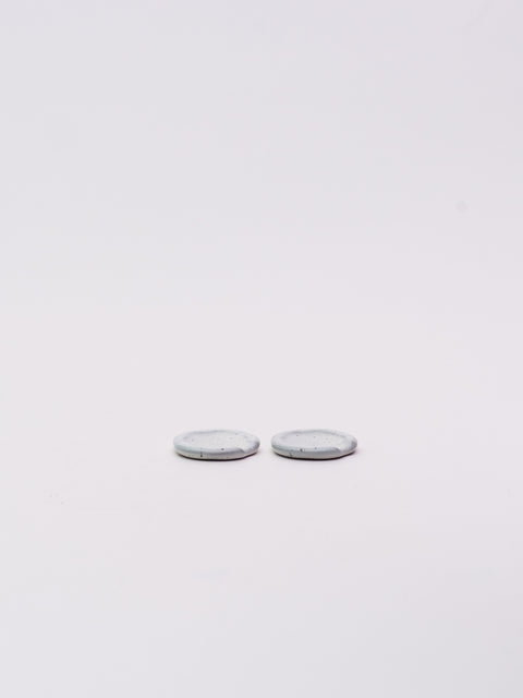 Mino Ware Round Chopstick Rest - White