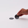 Mino Ware Round Chopstick Rest - Charcoal