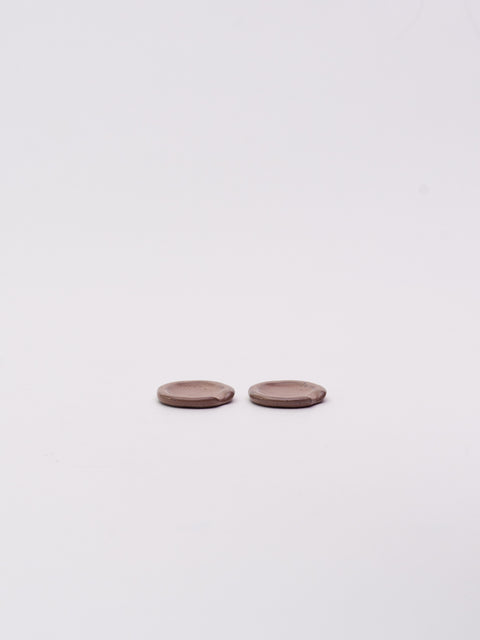 Mino Ware Round Chopstick Rest - Pink