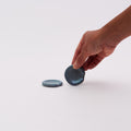 Mino Ware Round Chopstick Rest - Blue