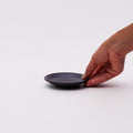 Mino Ware Round Mini Plate 200 - Black
