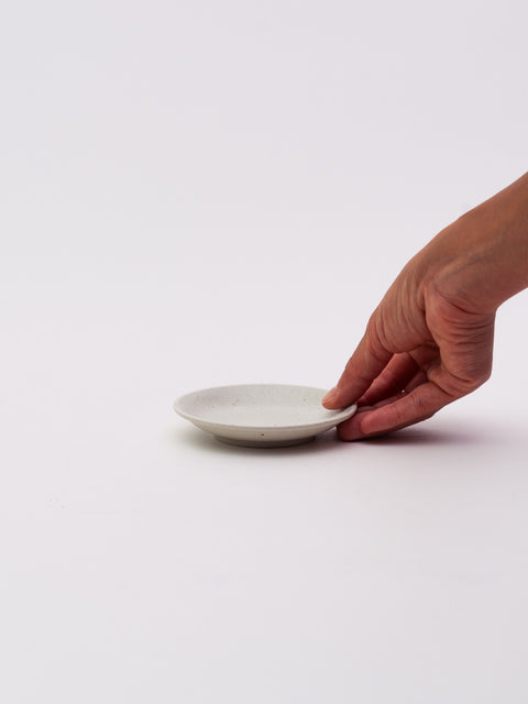 Mino Ware Round Mini Plate 200 - Ivory