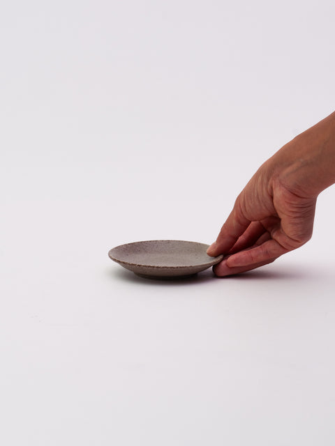 Mino Ware Round Mini Plate 200 - Beige