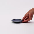 Mino Ware Round Mini Plate 200 - Dark Blue