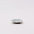 Mino Ware Chrysanthemum Mini Plate - Light Blue