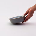 RIM WHITE LINE BOWL MEDIUM - BLUE
