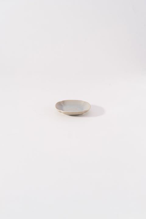 Mino Ware "Obanzai" Mini Plate Gray