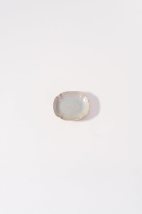 Mino Ware "Obanzai" Mini Plate Gray