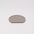 Matte Half-Moon Tray - Gray