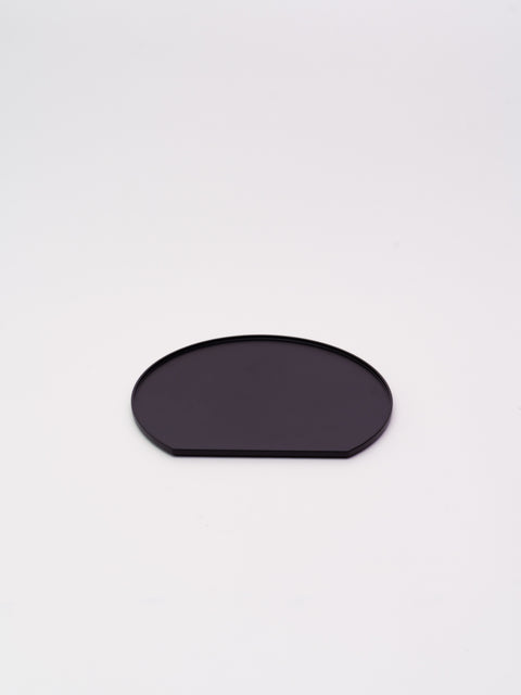 Matte Half-Moon Tray - Black
