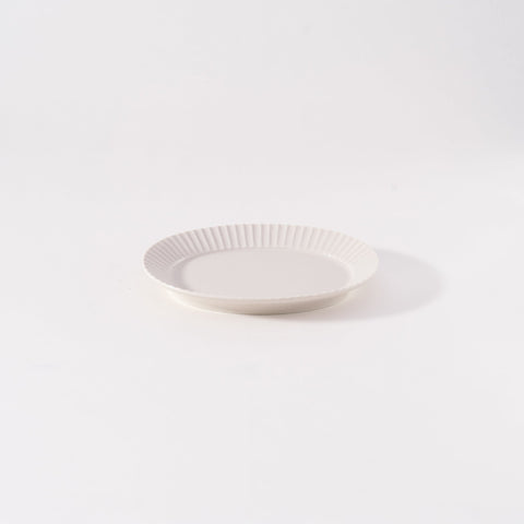 Kachosen Oval Platter With Folding-Fan Pattern Small