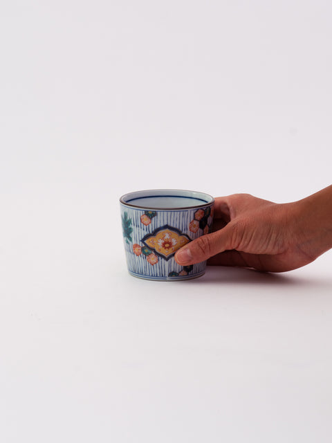 Koimari Style Soba Cup - Tokusa