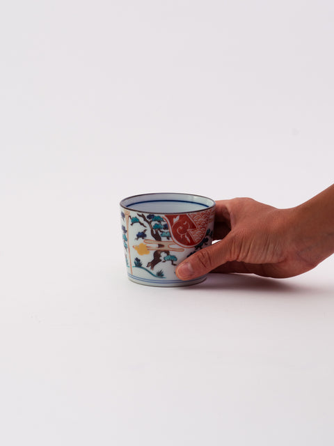 Koimari Style Soba Cup - Sea of Clouds