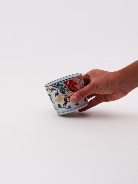 Koimari Style Soba Cup - Sea of Clouds