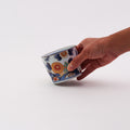 Koimari Style Soba Cup - Colorful Blossoms