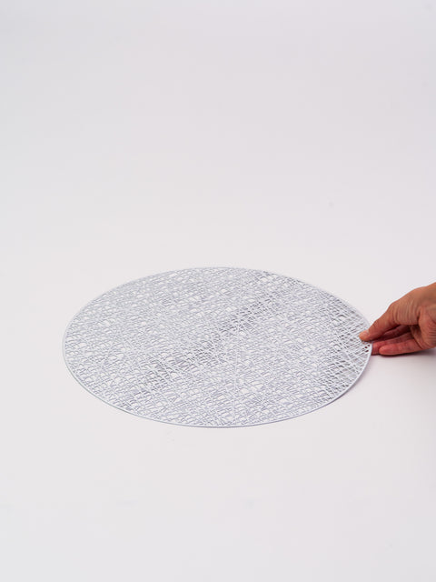 PVC Placemat - Silver