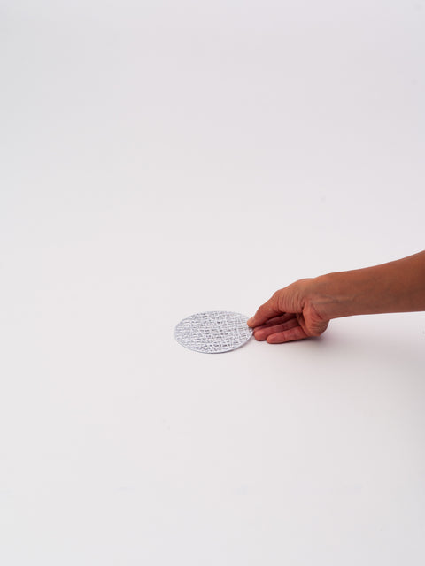 PVC Coaster - Silver