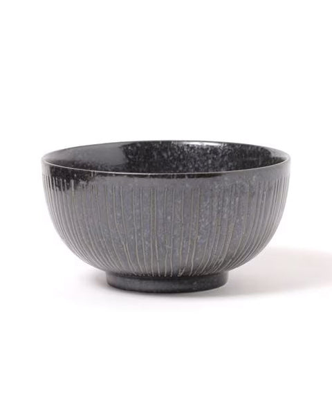 Tokusa Brush-Stripe Soba Donburi Bowl