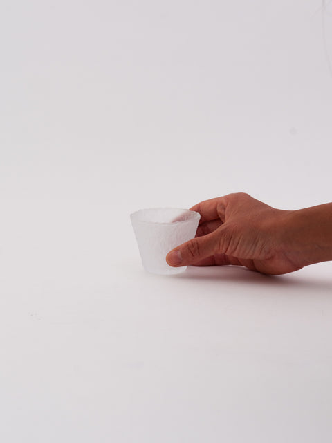 Poko Poko Glass Sake Cup