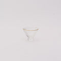 Gold Rim Glass Small Bowl A