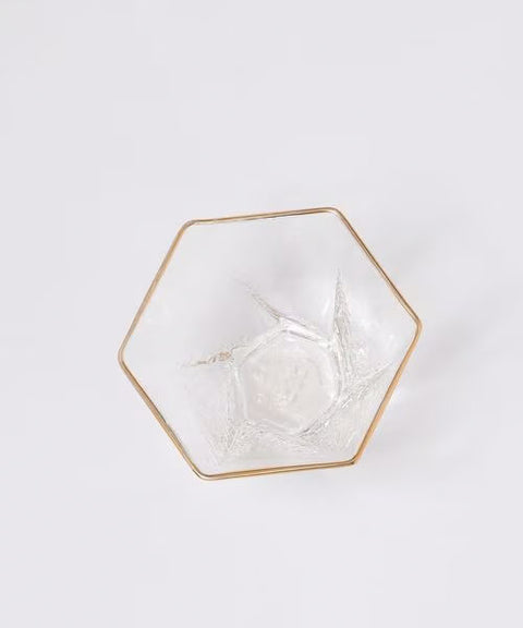 Gold Line Glass Bowl Small B