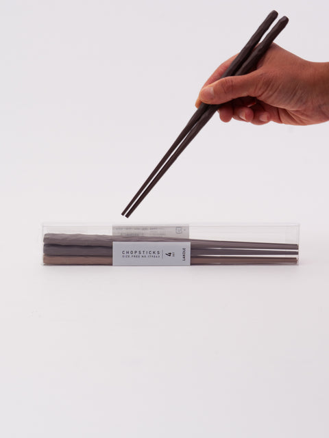 Resin Carved Chopsticks 4-Pair Set