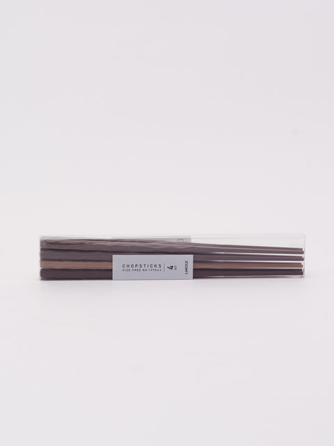 Resin Carved Chopsticks 4-Pair Set