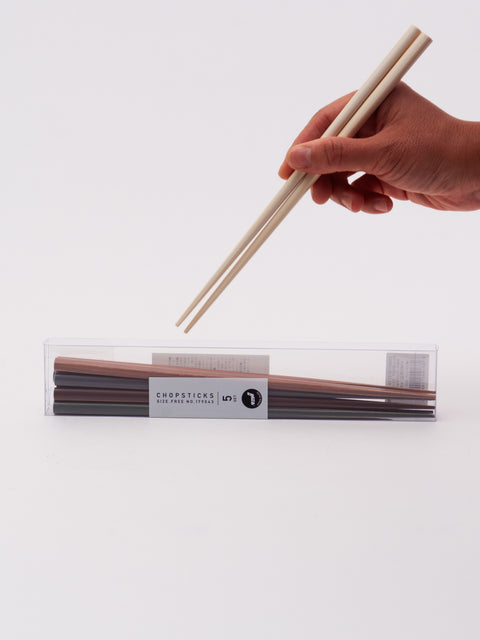 Wood Carved Chopsticks 5-Pair Set