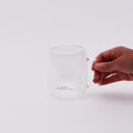 Double Wall Glass Mug - Clear