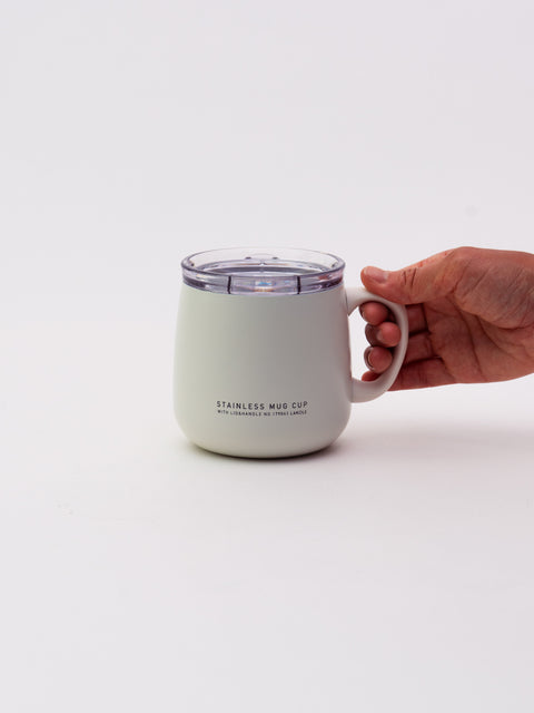 Insulated Mug with Lid 390ml - Ivory