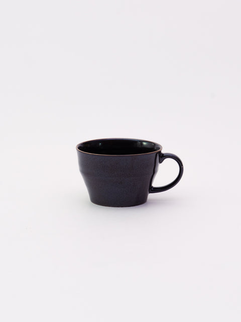 Mino Ware Colored Rim Wide Mug