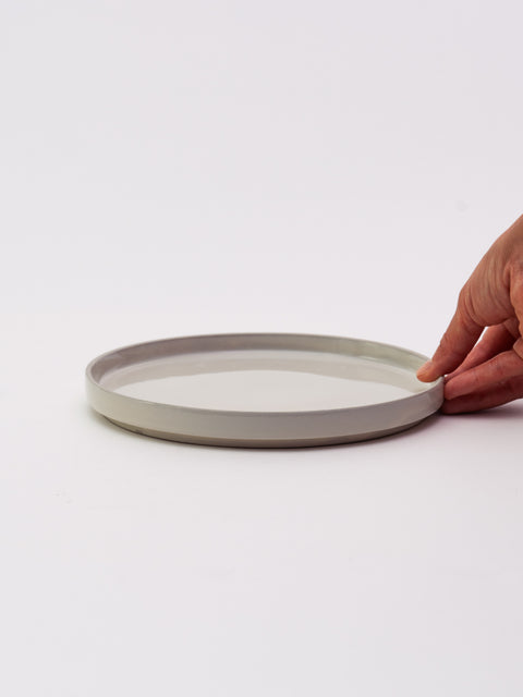Mino Ware Stackable Plate Medium - Ivory
