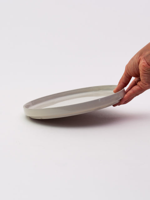 Mino Ware Stackable Plate Medium - Ivory