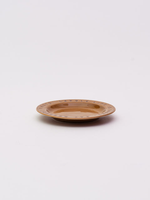 LOGO Plate Small - Brown