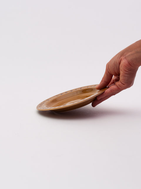 LOGO Plate Small - Brown
