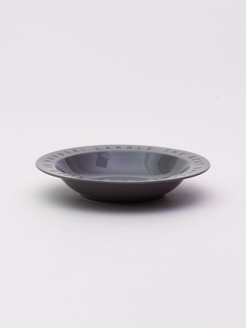 LOGO Curry & Pasta Plate - Gray