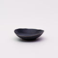 Mino Ware Distorted Round Plate Medium - Navy