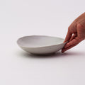 Mino Ware Distorted Round Plate Large - Ivory