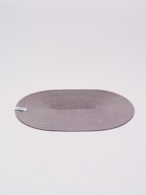 PP Oval Placemat - Light Gray