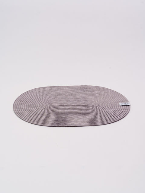 PP Oval Placemat - Light Gray