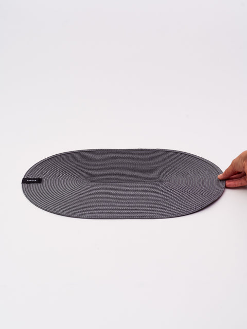 PP Oval Placemat - Gray