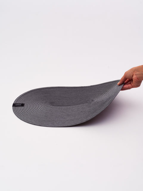 PP Oval Placemat - Gray