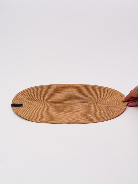 PP Oval Placemat - Camel