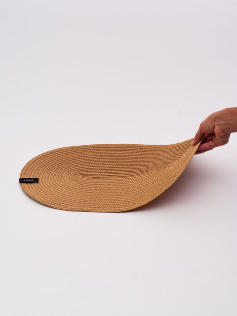 PP Oval Placemat - Camel