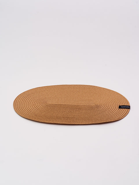 PP Oval Placemat - Camel