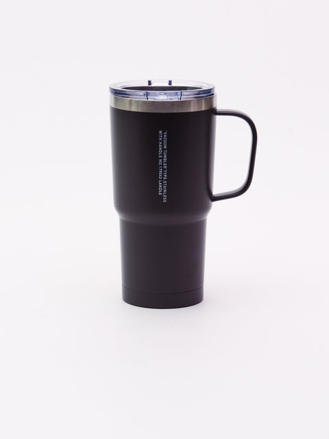 Tumbler with Lid & Handle - Charcoal