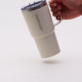 Tumbler with Lid & Handle - Ivory