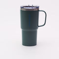 Tumbler with Lid & Handle - Green